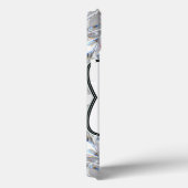 Diamond Ice Crystal Glitz Glam Monogram IPAD Case (Achterkant / Rechts)