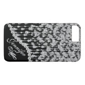 Diamond Icicles Monogram Case-Mate iPhone Case (Achterkant (Horizontaal))