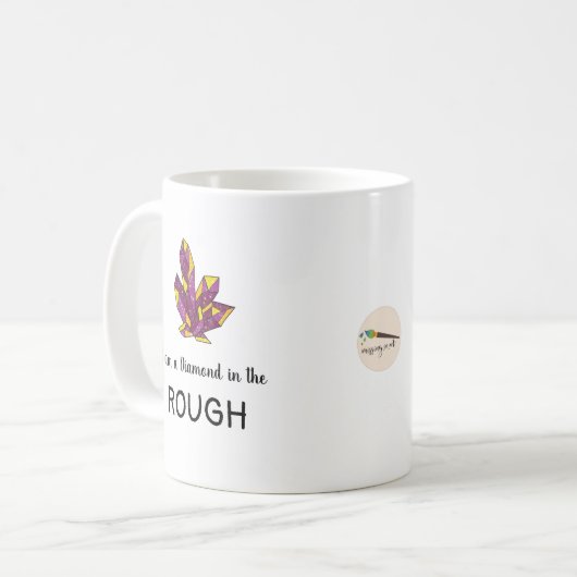 Diamond in de Mok ROUGH Coffee (Voorkant links)
