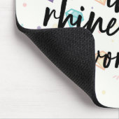 Diamond in een Rhinestone-wereld Muismat (Hoek)