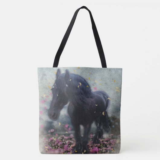 DIAMOND in Flowers ~ Canvas tas (Voorkant)