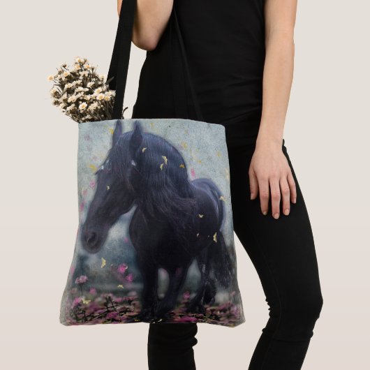 DIAMOND in Flowers ~ Canvas tas (Dichtbij)