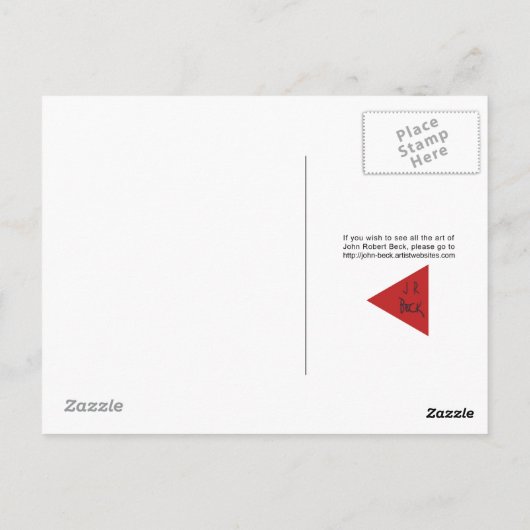 Diamond in het Ruff Briefkaart (Achterkant)