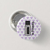 Diamond in trainingsknop ronde button 3,2 cm (Voorkant /achterkant)