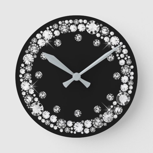 Diamond Infinity Ronde Klok (Voorkant)