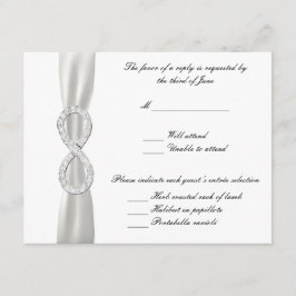 Diamond Infinity Wit Huwelijksreactie Kaart