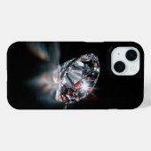 Diamond iPhone 15 Case – Sparkle with Every Swi (Achterkant (horizontaal))