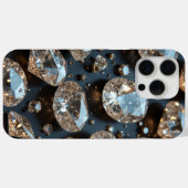 Diamond iPhone Case ziet eruit als echte diamanten (Achterkant (horizontaal))