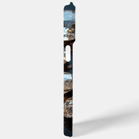 Diamond iPhone Case ziet eruit als echte diamanten (Achterkant / Rechts)