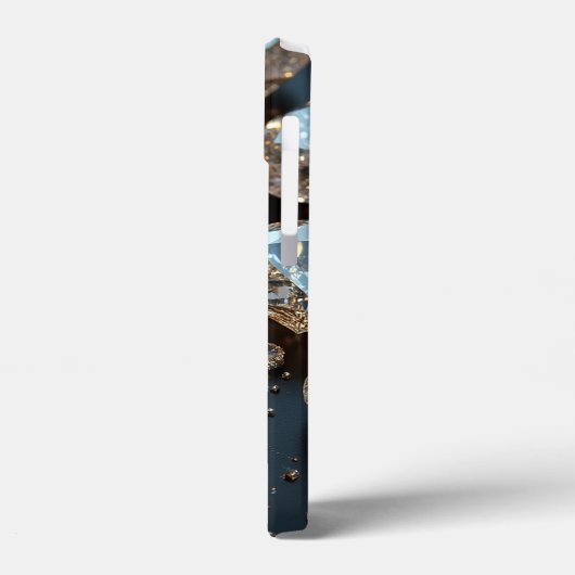 Diamond iPhone Case ziet eruit als echte diamanten (Achterkant / Links)