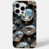 Diamond iPhone Case ziet eruit als echte diamanten (Achterkant)