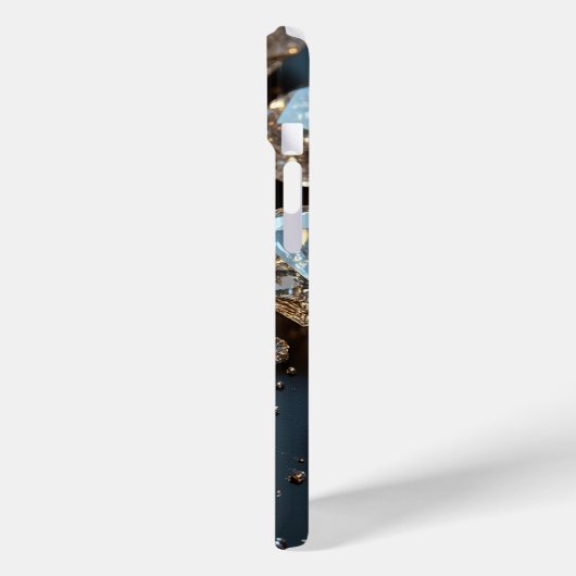 Diamond iPhone Case ziet eruit als echte diamanten (Achterkant / Links)