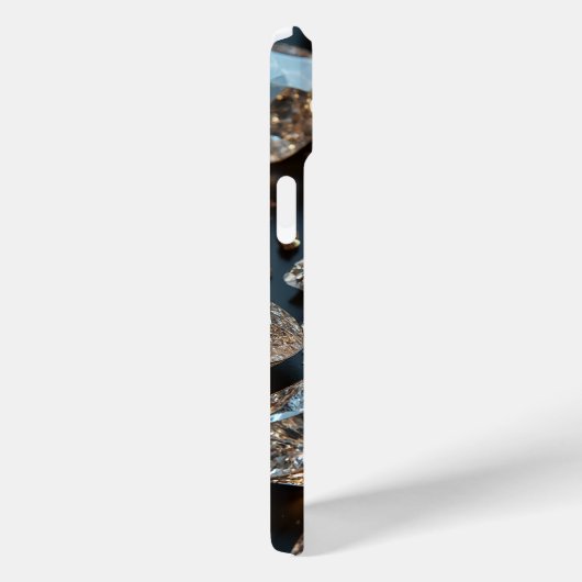 Diamond iPhone Case ziet eruit als echte diamanten (Achterkant / Rechts)