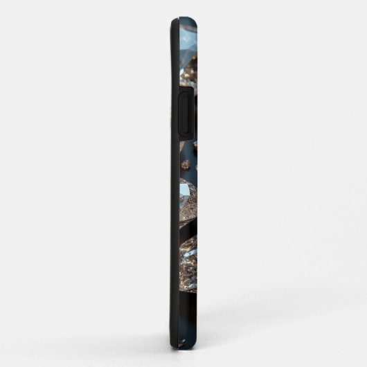 Diamond iPhone Case ziet eruit als echte diamanten (Achterkant/rechts)
