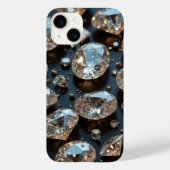 Diamond iPhone Case ziet eruit als echte diamanten (Achterkant)