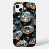 Diamond iPhone Case ziet eruit als echte diamanten (Achterkant)