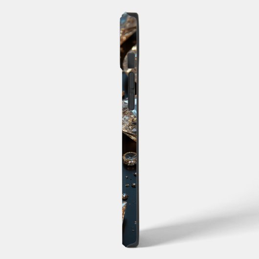 Diamond iPhone Case ziet eruit als echte diamanten (Achterkant / Links)