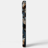 Diamond iPhone Case ziet eruit als echte diamanten (Achterkant / Links)