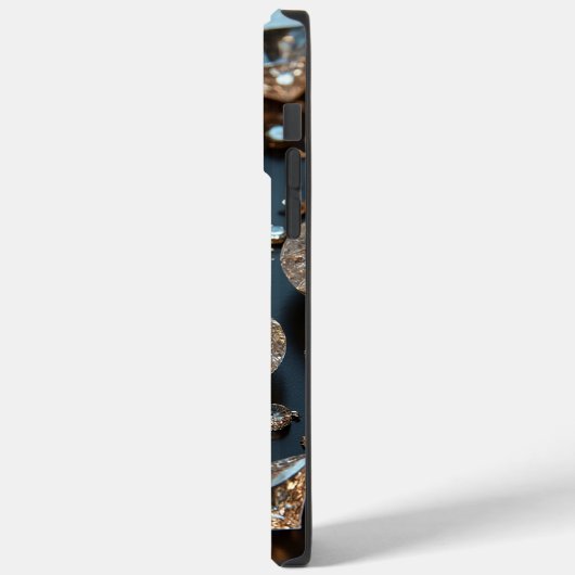 Diamond iPhone Case ziet eruit als echte diamanten (Achterkant / Links)