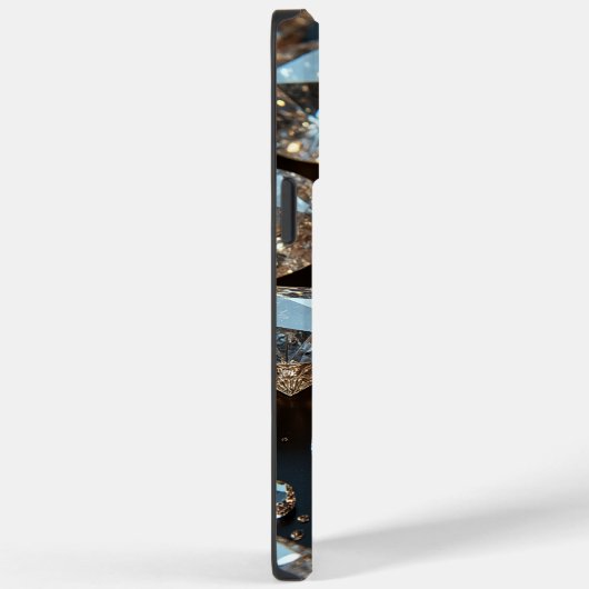 Diamond iPhone Case ziet eruit als echte diamanten (Achterkant / Rechts)