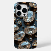 Diamond iPhone Case ziet eruit als echte diamanten (Achterkant)