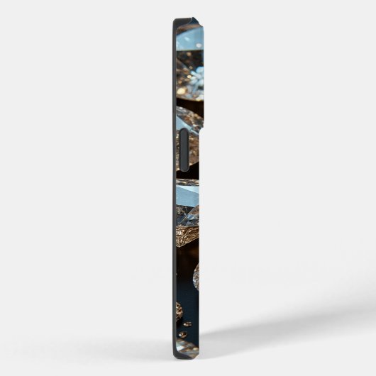 Diamond iPhone Case ziet eruit als echte diamanten (Achterkant / Rechts)
