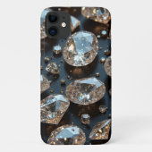 Diamond iPhone Case ziet eruit als echte diamanten (Achterkant)