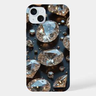 Diamond iPhone Case ziet eruit als echte diamanten iPhone 15 Plus Case