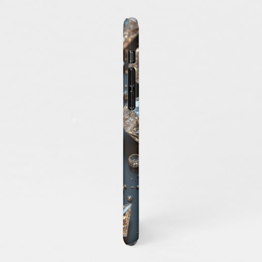 Diamond iPhone Case ziet eruit als echte diamanten Hoesje (Linkerkant)