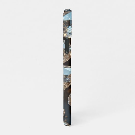 Diamond iPhone Case ziet eruit als echte diamanten iPhone Hoesje (Rechterkant)