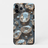 Diamond iPhone Case ziet eruit als echte diamanten iPhone Hoesje (Achterkant)