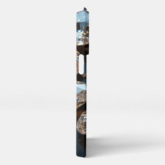 Diamond iPhone Case ziet eruit als echte diamanten iPhone Hoesje (Rechterkant)