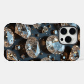 Diamond iPhone Hoesje ziet eruit als echte diamant iPhone 16 Pro Max Hoesje (Achterkant horizontaal)