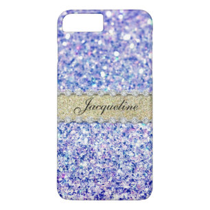 Diamond Jewel Gold Glitter Bling Personeelsgebonde iPhone 8/7 Plus Hoesje
