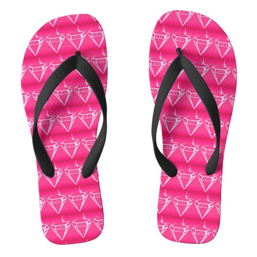Diamond Jewel Roze Teenslippers van HASJewels (Voetbed)
