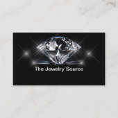 Diamond Jewelry Designer Glitzy Visitekaartjes (Voorkant)