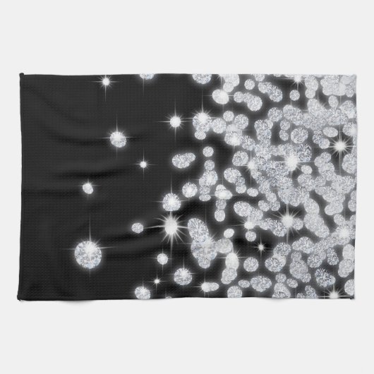Diamond Jewels Glitz Kitchen Dish Towel Theedoek (Horizontaal)