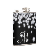 Diamond Jewels Jewelry Glit Monogram Whiskey Flask Heupfles (Rechts)
