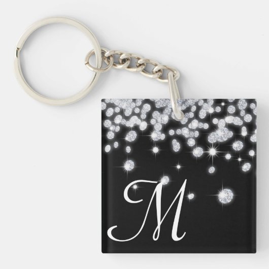 Diamond Jewels Jewelry Glitz Glam Glamou Sleutelha Sleutelhanger (Voorkant)