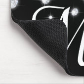 Diamond Jewels Jewelry Monogram Initiaal Muismat (Hoek)