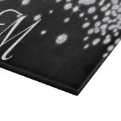 Diamond Jewels Sieraden Monogram Glas Snijplank (Hoek)