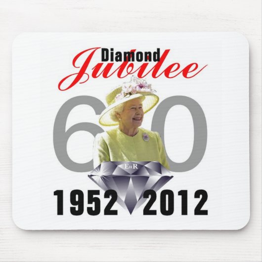 Diamond Jubilee 1952-2012 Muismat (Voorkant)