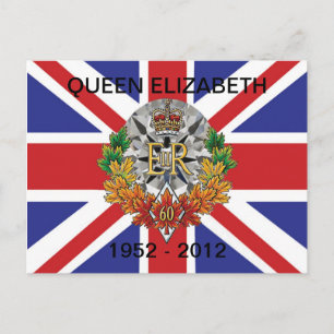 Diamond Jubilee 2012 60e Jubileum Briefkaart