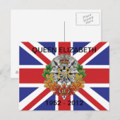 Diamond Jubilee 2012 60e Jubileum Briefkaarten (Voorkant / Achterkant)