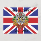 Diamond Jubilee 2012 60e Jubileum Briefkaarten (Voorkant)