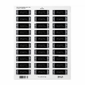 Diamond Jubilee 60th Wedding Jubileum Etiket (Full Sheet)