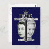 Diamond Jubilee Briefkaart (Voorkant / Achterkant)