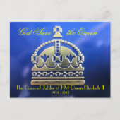 Diamond Jubilee Briefkaart (Voorkant)