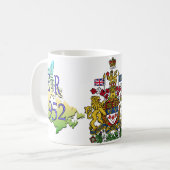 Diamond Jubilee Canada Koffiemok (Voorkant links)