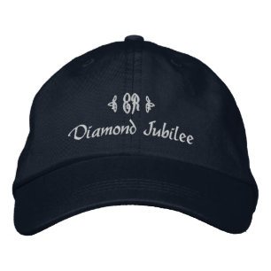 Diamond Jubilee-Elizabeth Royal Monogram Geborduurde Pet